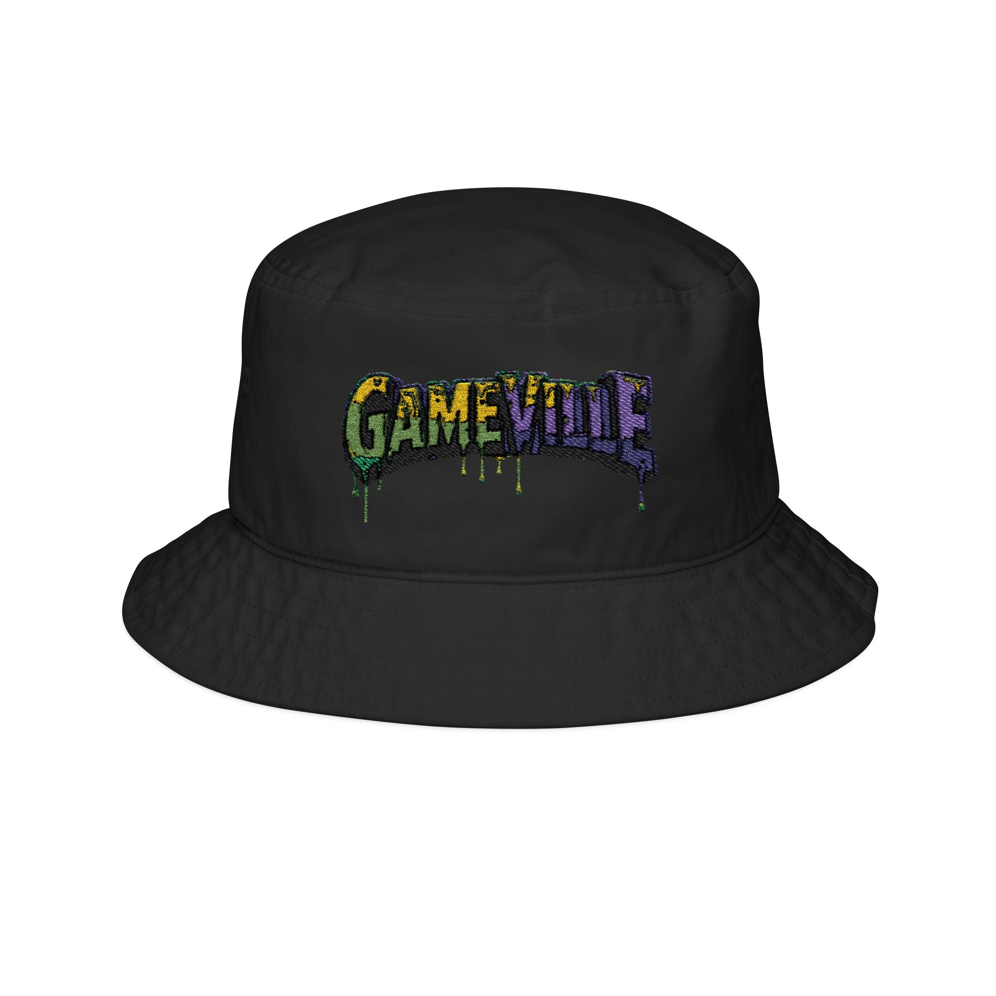 Gameville - 'Controller Grin' Embroidered Bucket Hat