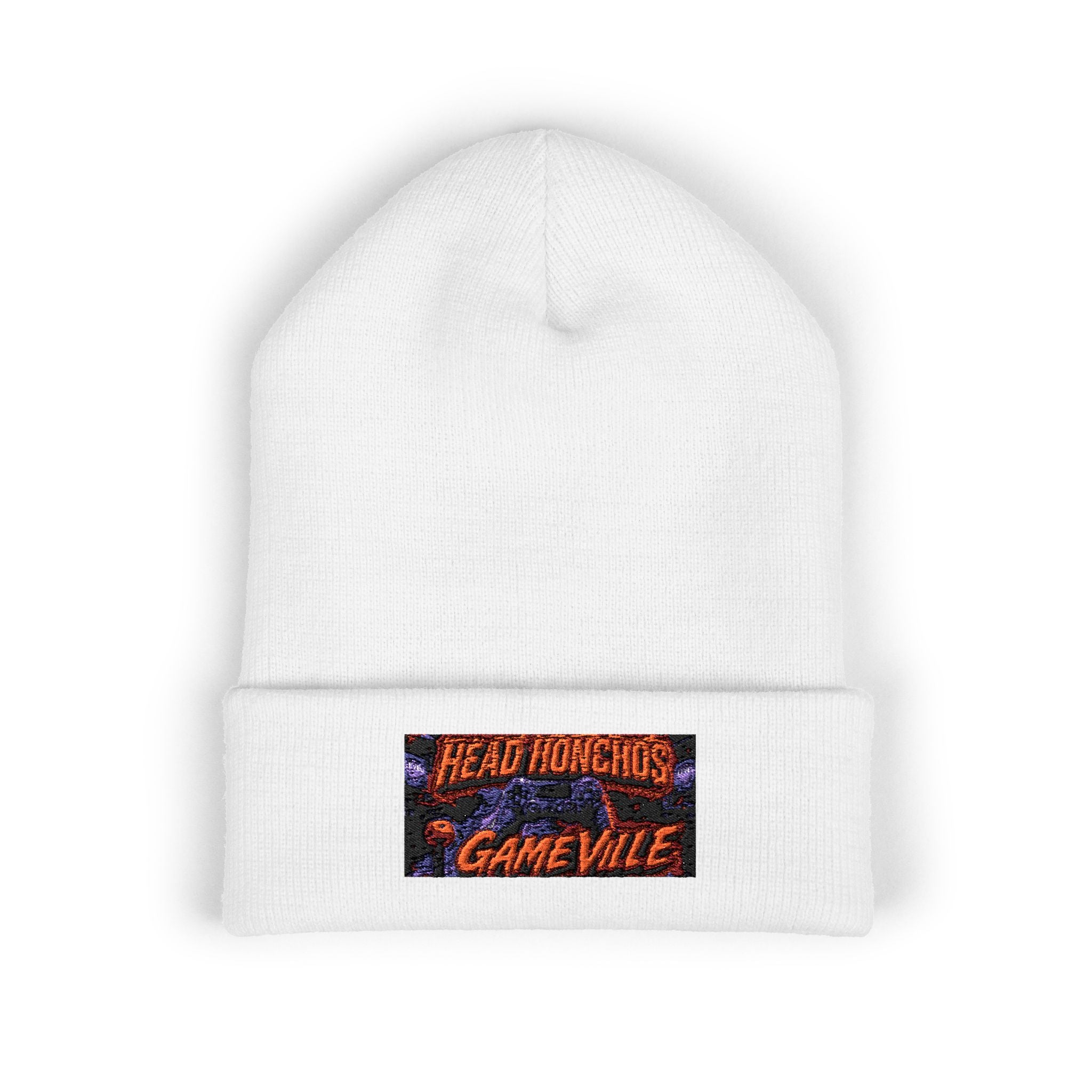 GameVille - 'Head Honchos' Embroidered Cuffed Beanie
