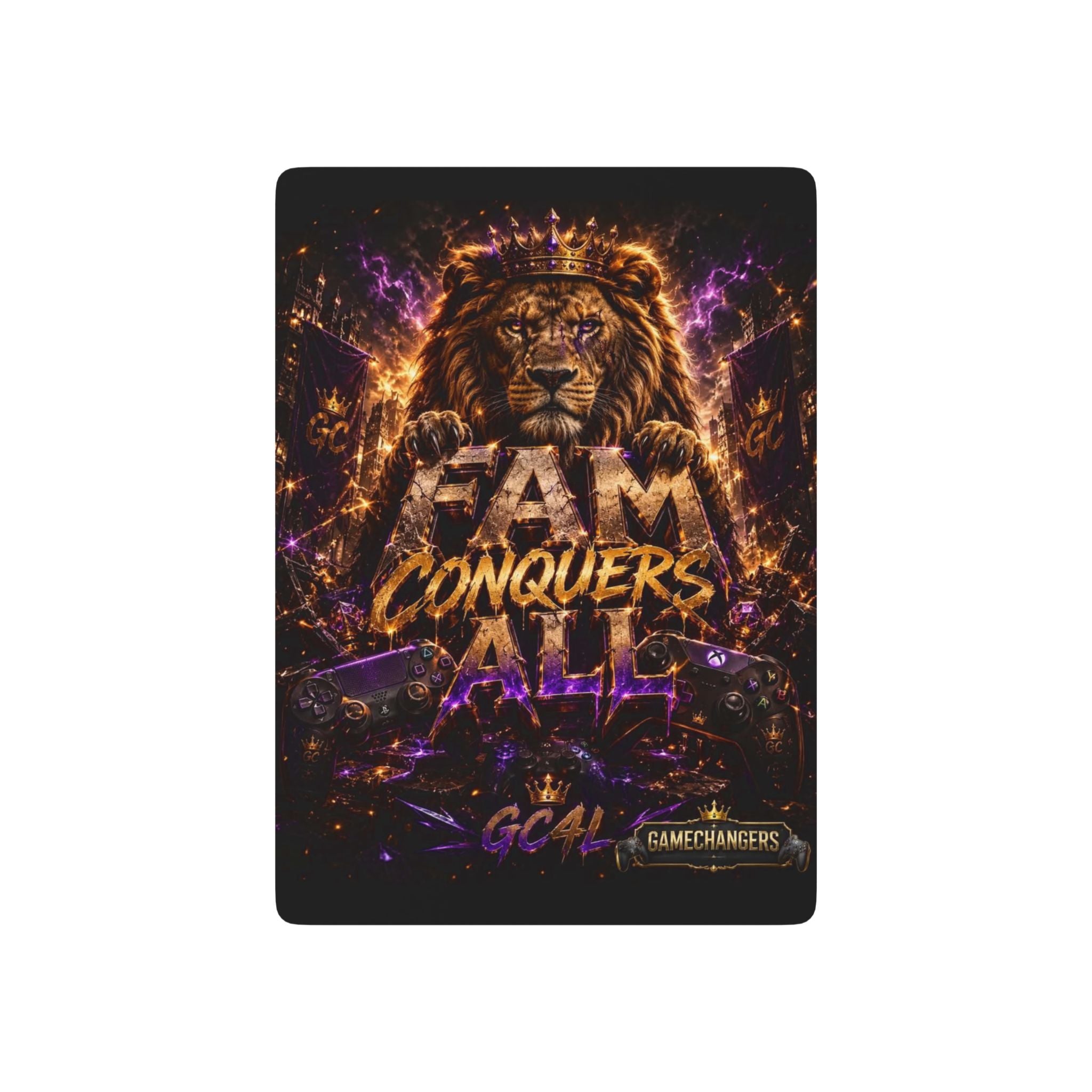 Fam Conquers All Lion Deck (Ace of Spades Design)